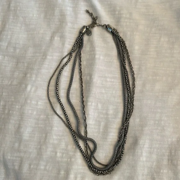 VINTAGE RARE Silpada 4 string Sterling necklace N1719 15 in - Picture 1 of 3